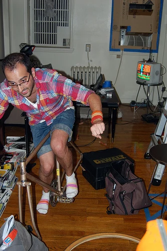 how dave got stuck in a bicycle 0022