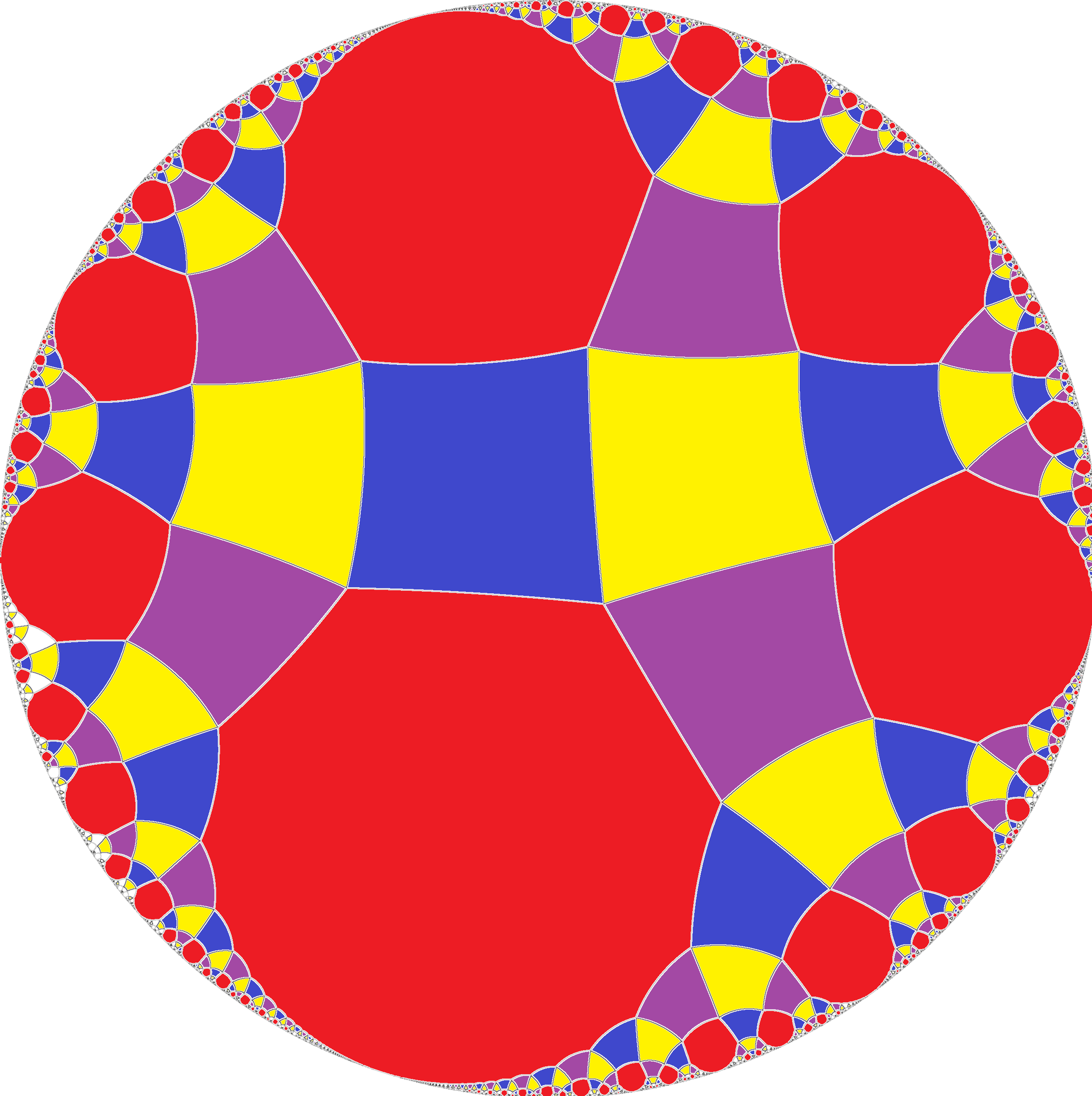 Rhombitetraapeirogonal tiling