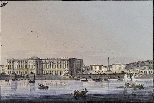 Académie des beaux-arts, obélisque Roumiantzoff, album russe de Lisinka Poirel