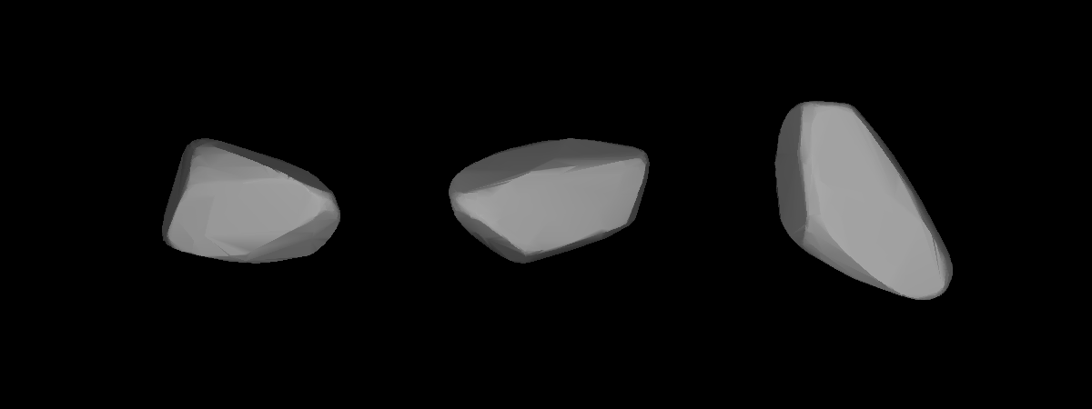A three-dimensional model of 614 Pia based on its light curve