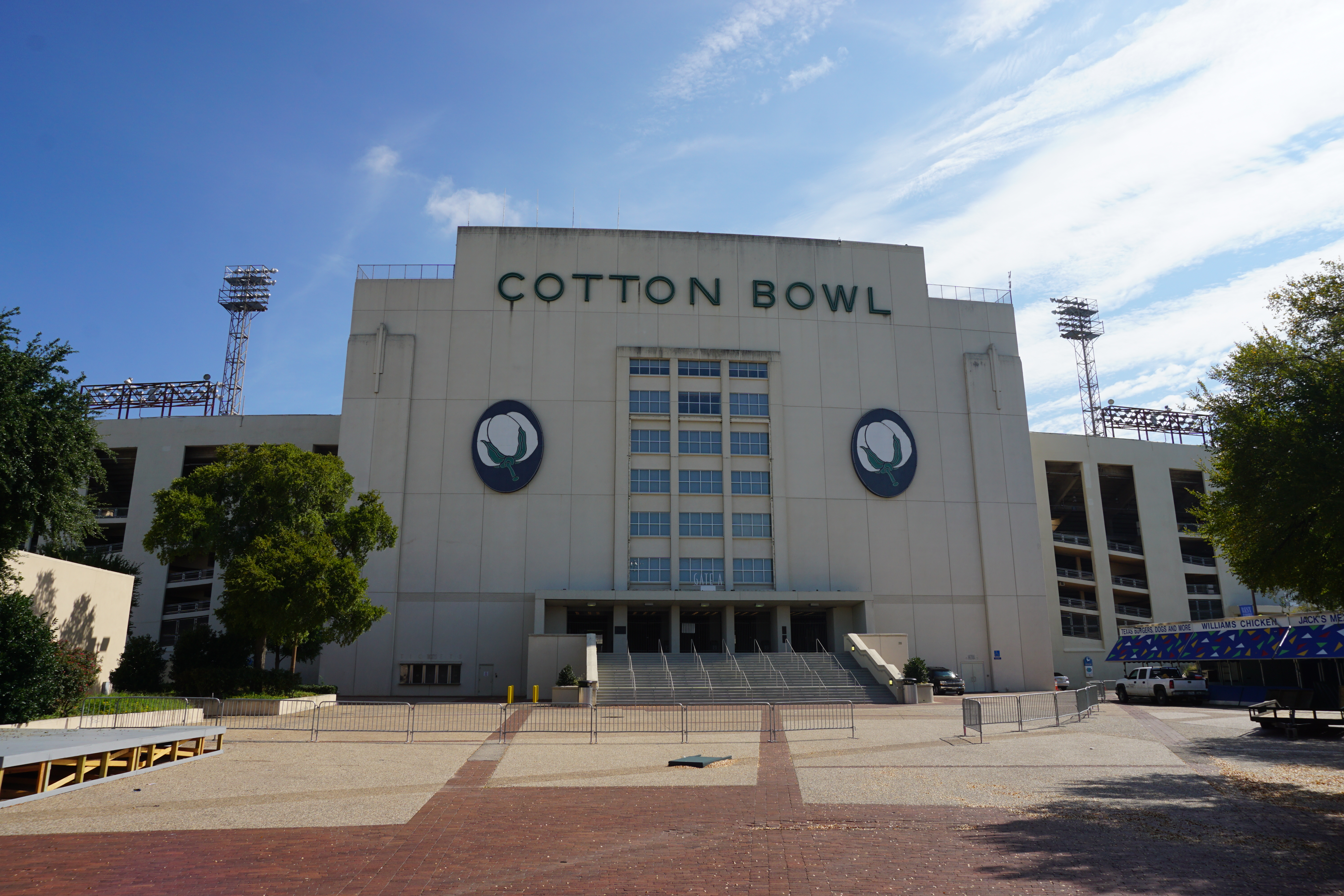 West grandstand main entrance in 2016
