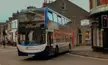 Alexander Dennis Enviro 400 bodied N230UD Stagecoach double-decker bus on a Chorley city street