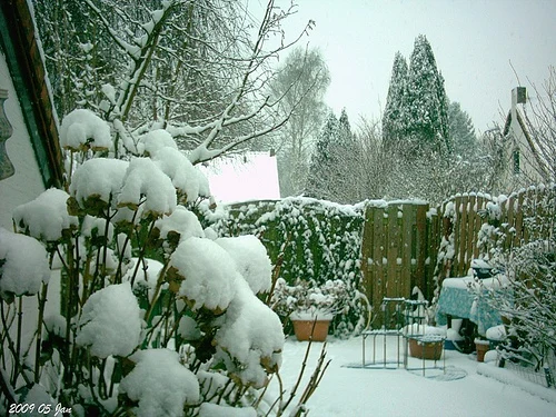 Cones of snow