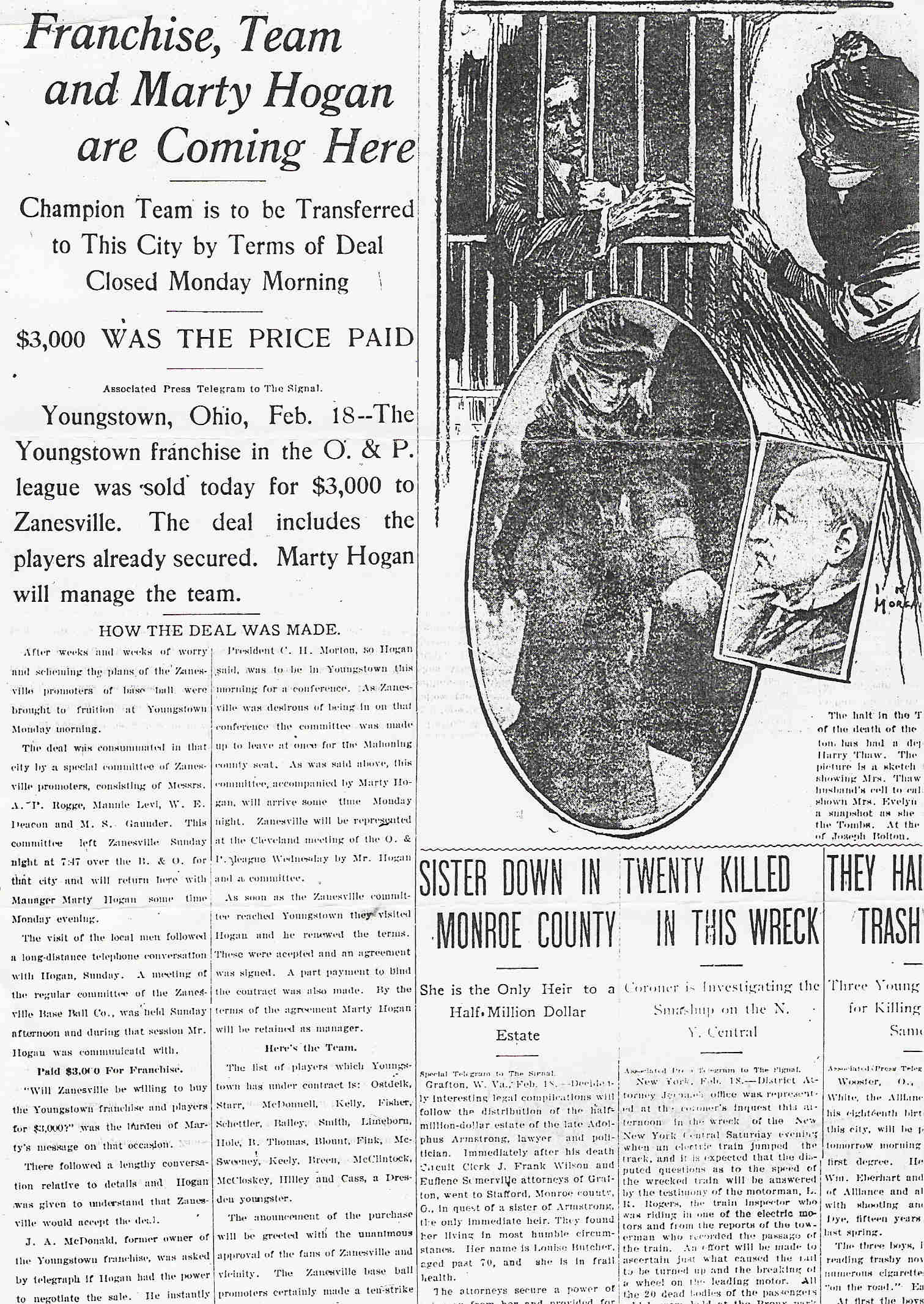 Zanesville Signal, February 18, 1907