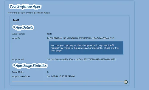 API Key Details