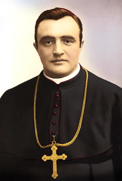 Bishop Georg Heinrich Maria Kirstein, the Roman Catholic bishop who supposedly ordained Schmidt to the priesthood in Mainz, Germany, on December 23, 1904