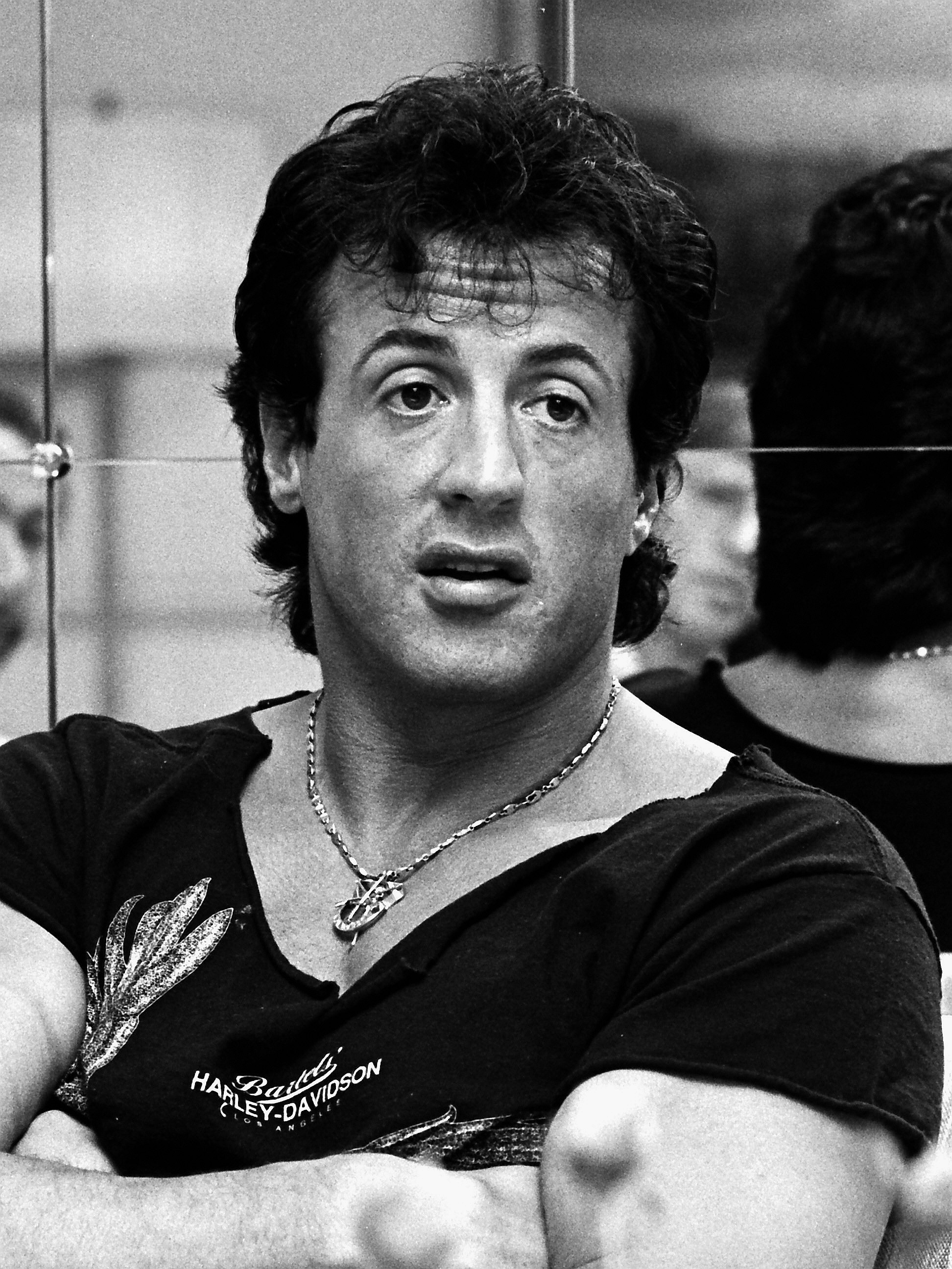 Actor Sylvester Stallone starred as a troubled Vietnam war vet who becomes a "one man army" in the popular Rambo action films.
