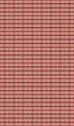QUADREALITY/PATTERN by Wolfgang Wildner featuring a reddish-pink and grey geometric pattern