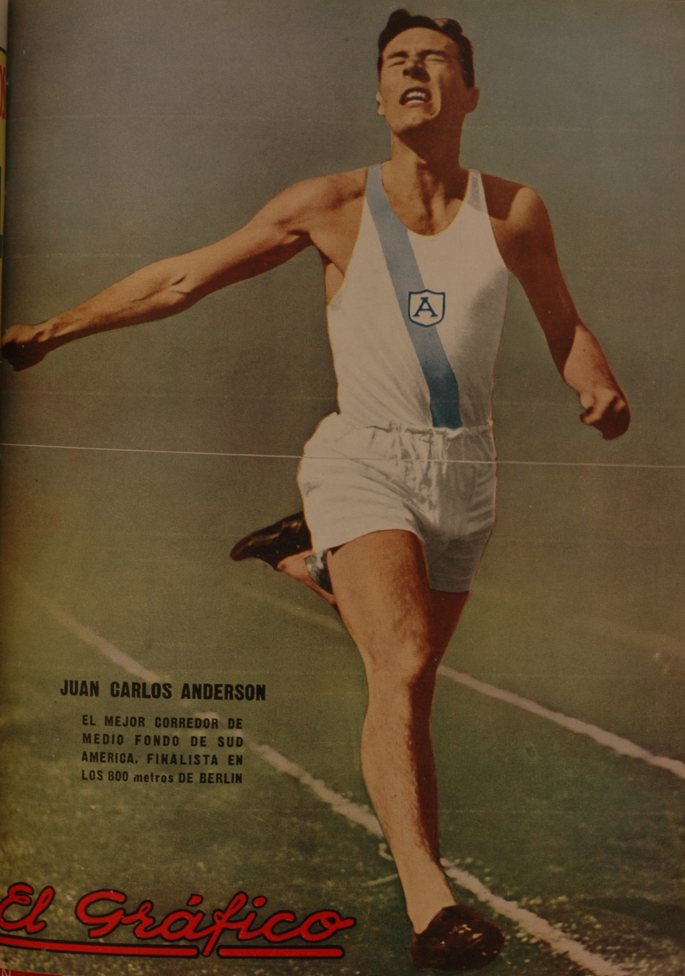 Anderson in a 1936 edition of El Gráfico