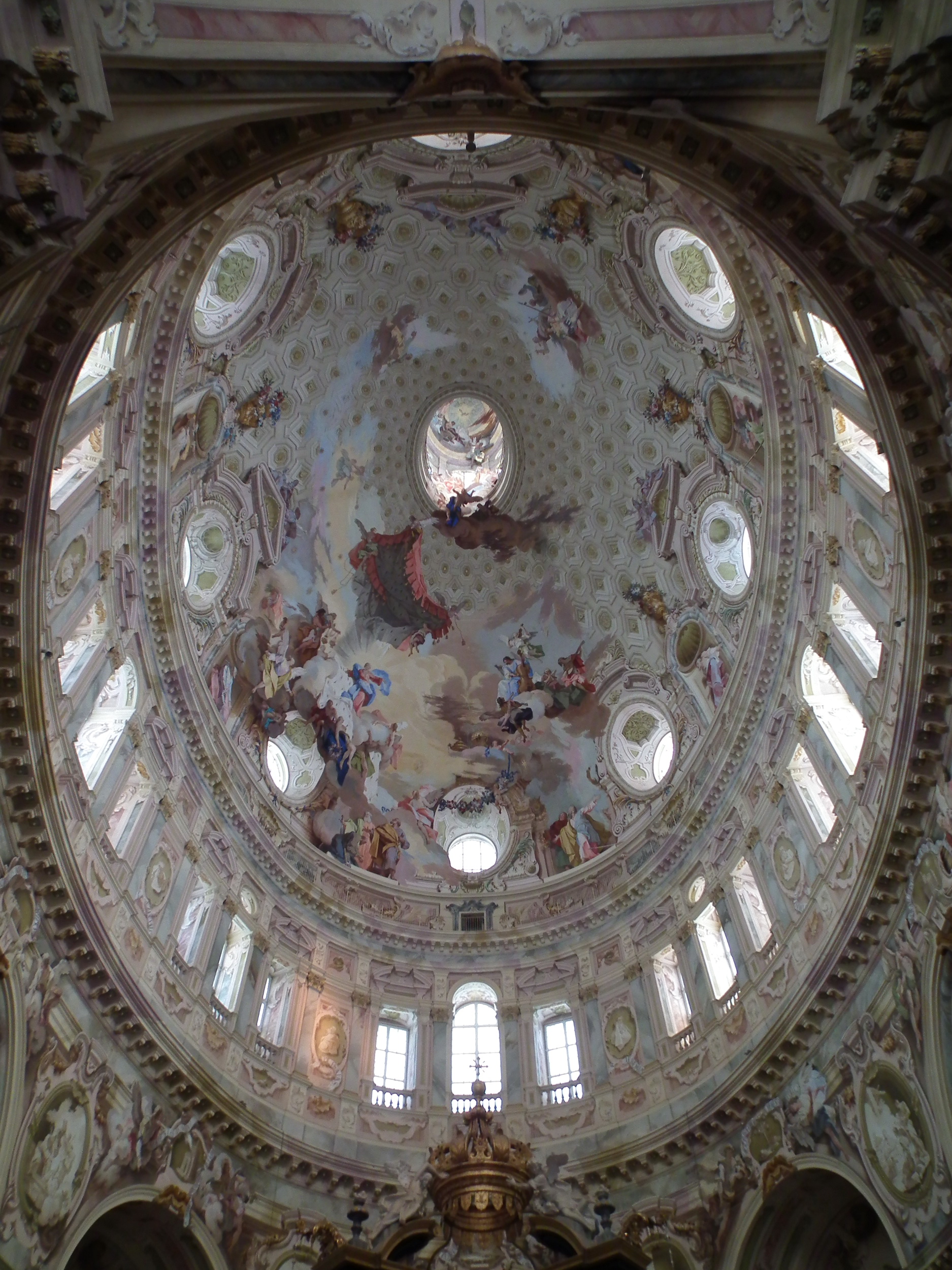 Sanctuary of Vicoforte in Vicoforte, Italy.