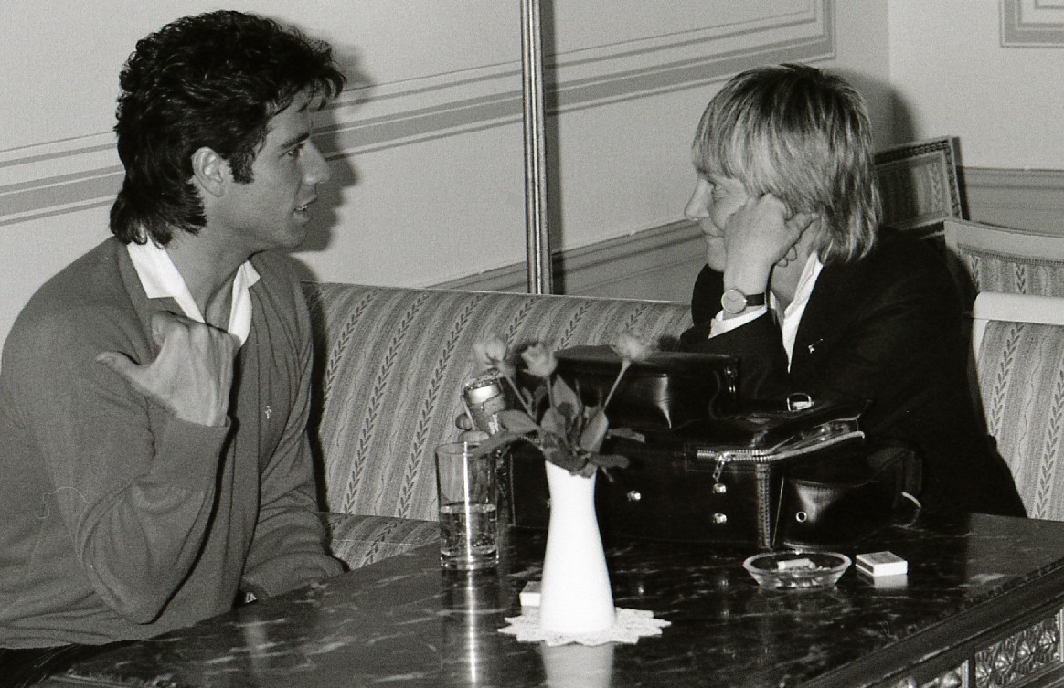 Kersti Adams-Ray interviews John Travolta in Sweden about Staying Alive, September 1983
