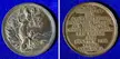 Daniel Friedrich Loos silver token of the fable The Fox and the Crow with a fox and bird in a tree