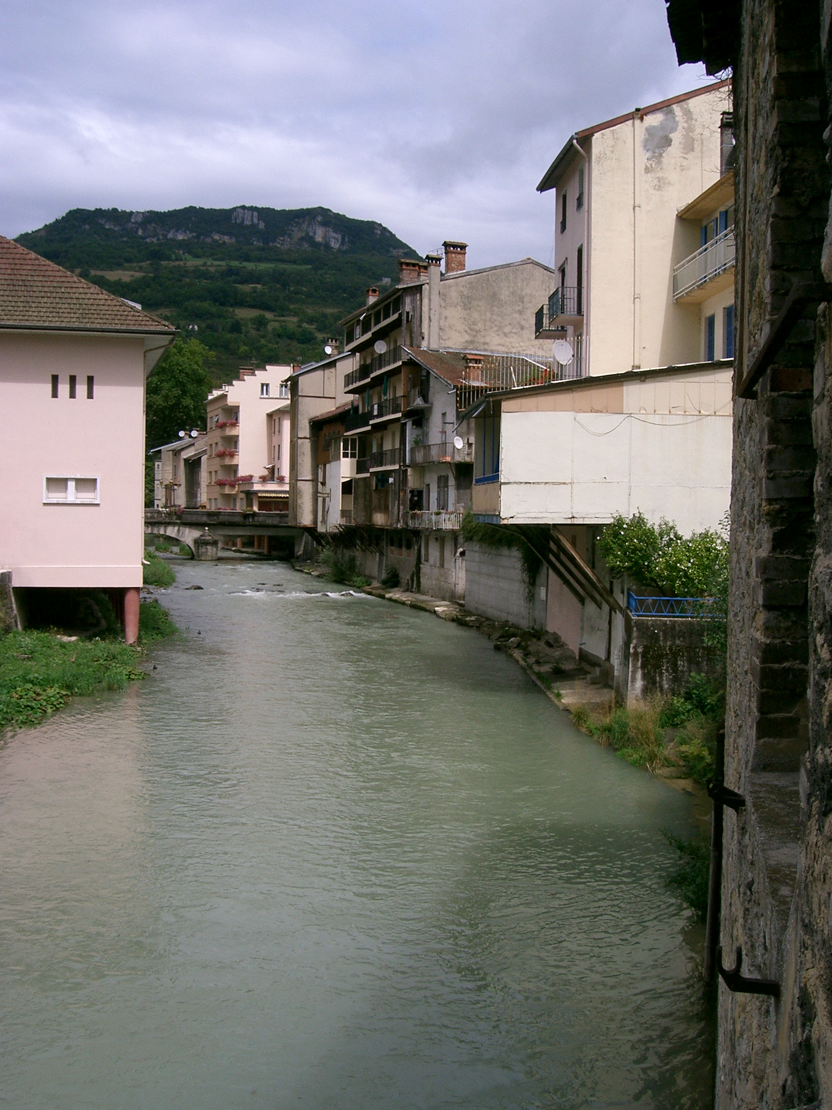 The Albarine at Tenay.