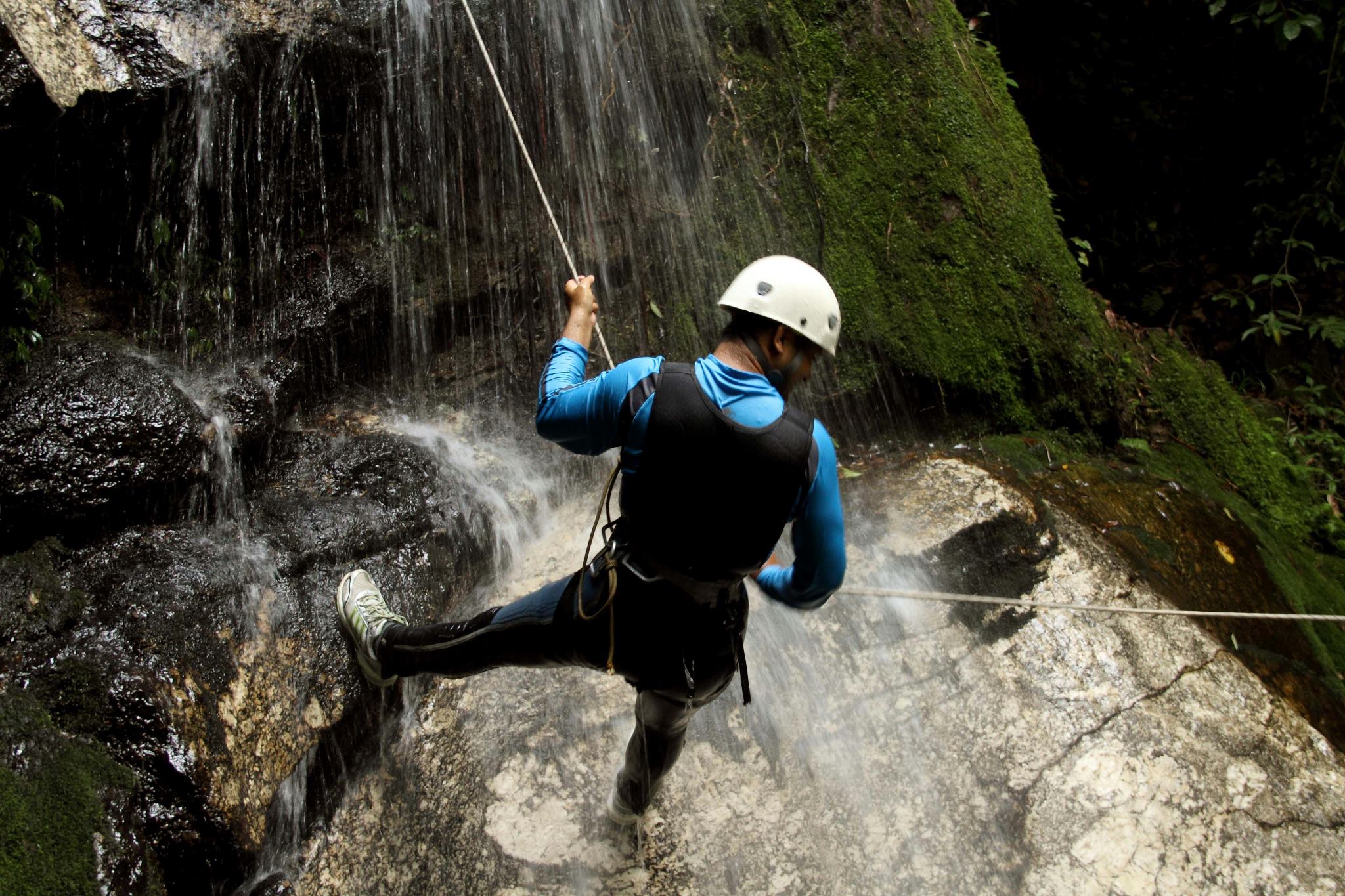 Canyoning in Sundarijal, Kathmandu, Nepal