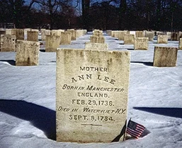Mother Ann Lee tombstone