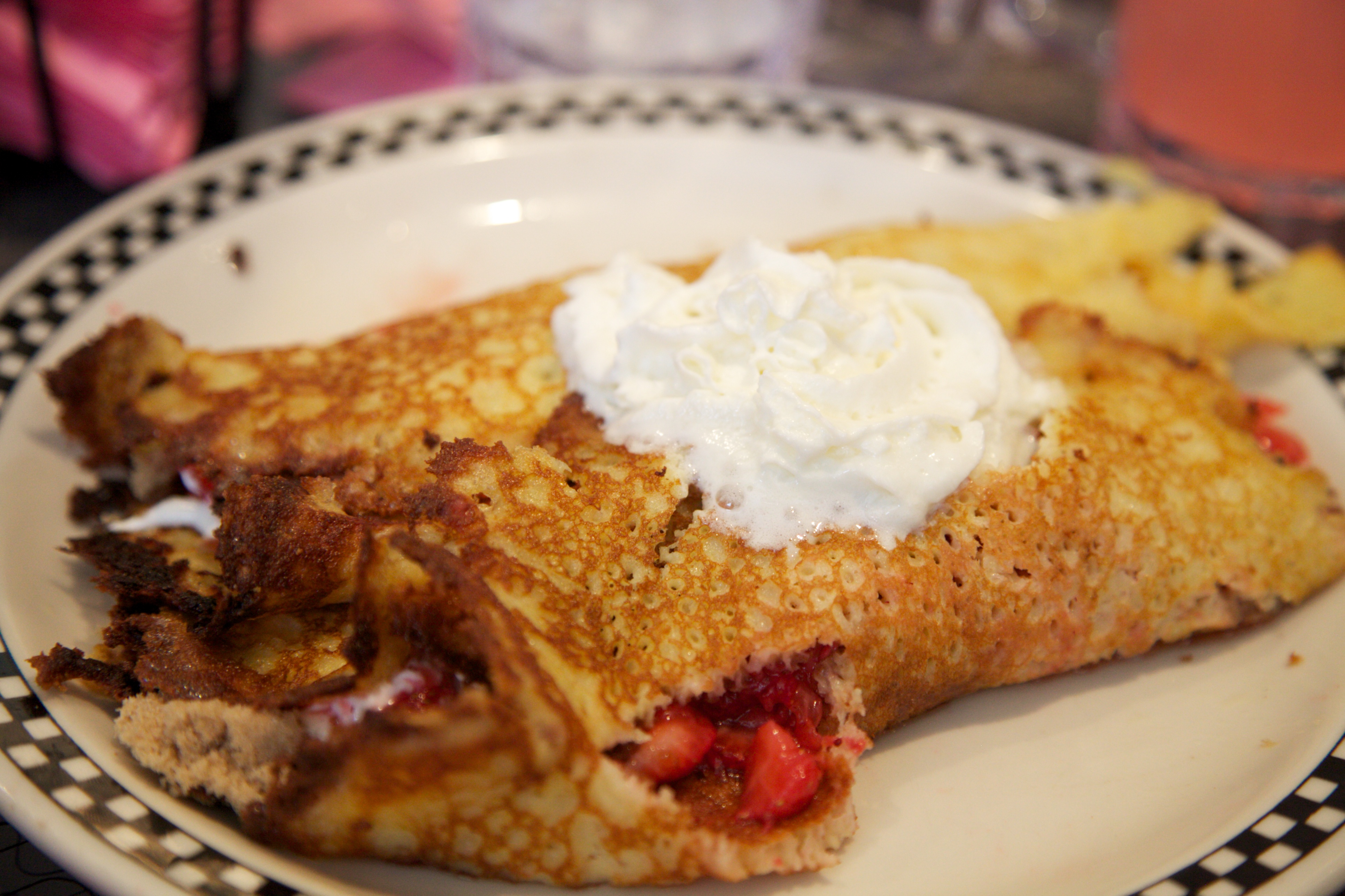 Pamela's Diner's crêpe-style pancakes